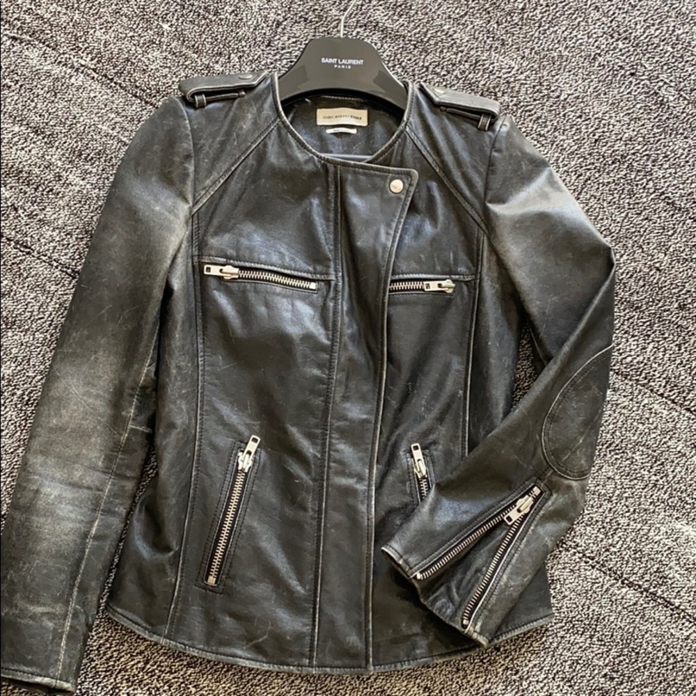 Isabel Marent Etoile leather jacket